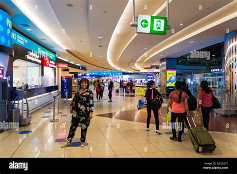 View of Dubai International Airport Terminal 2.Dubai is a city and emirate in the United Arab ...