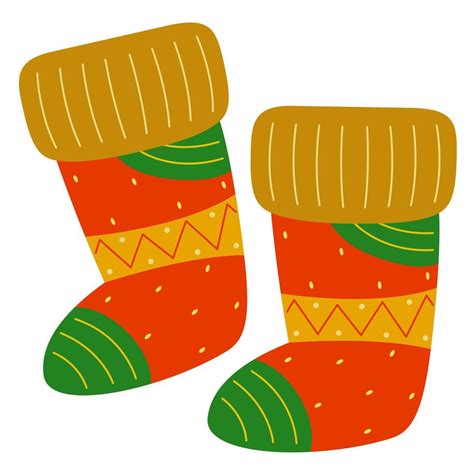 christmas shoes in flat design style 15376241 Vector Art at Vecteezy