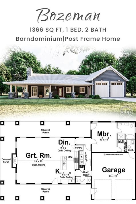 Post Frame Home/Barndominium | Bozeman | Building a house, Post frame ...