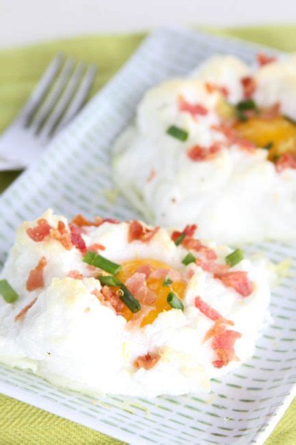 Fluffy Eggs with Bacon and Chives - Doughmesstic