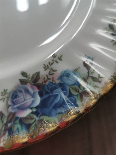 Royal Albert Moonlight Rose Dinner Plate - Etsy