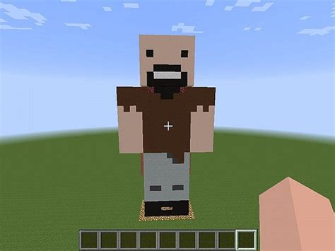 Notch Statue Minecraft Project