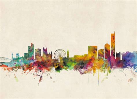 Manchester City Skyline