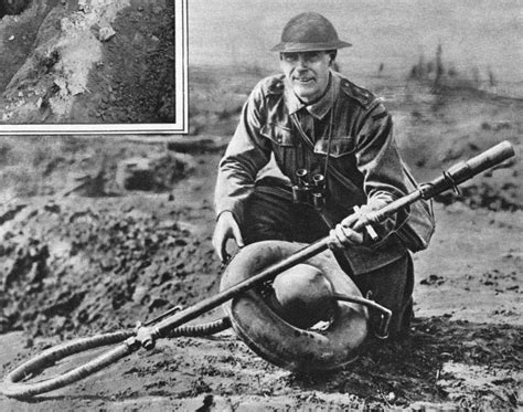 World War I Flamethrower Nan Allied Soldier With A German Flamethrower During World War I ...