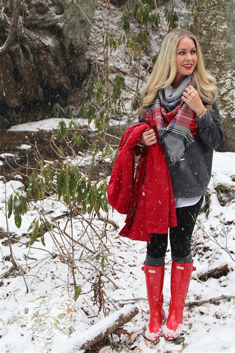 10 Cute Red Rain Boot Outfits - Nourish | Empower | Fulfilled