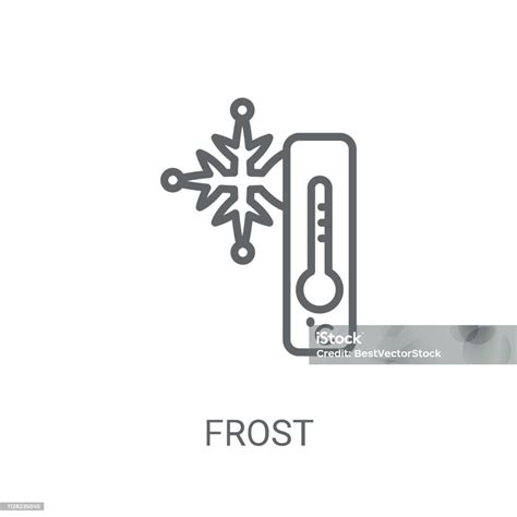 Frost Icon Trendy Frost Logo Concept On White Background From Weather Collection Stock ...