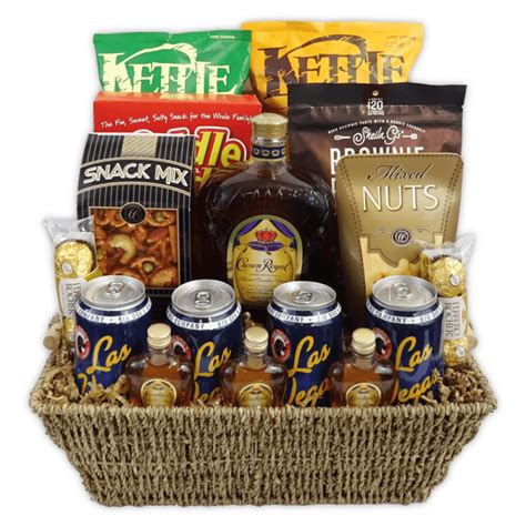 Bourbon and Cigar Gift Basket | Champagne Life Gifts