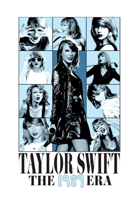 Taylor Swift Eras Tour Poster for Each Era: 1989 | Taylor swift posters ...