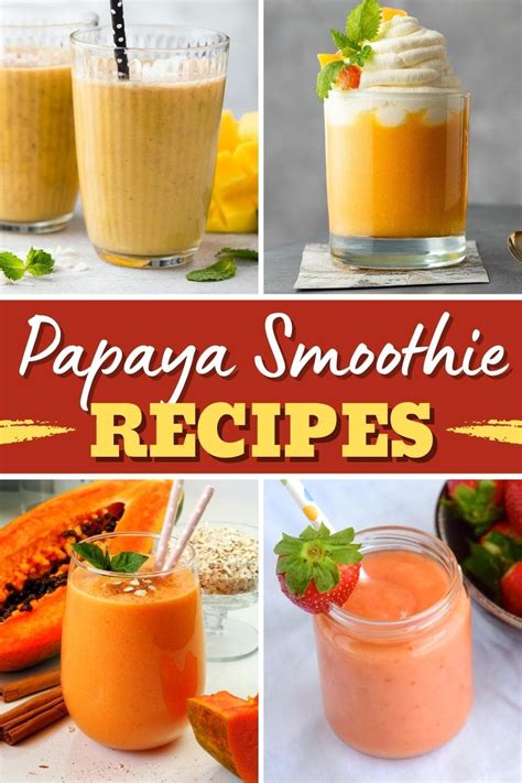 10 Best Papaya Smoothie Recipes - Insanely Good