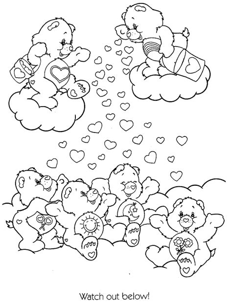 Hopeful Heart Bear Coloring Pages Care Bears Coloring Pages Coloring ...