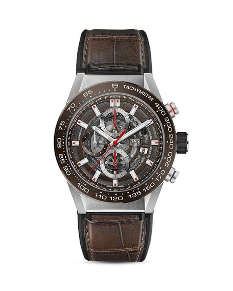 TAG Heuer Carrera Skeleton Chronograph, 43mm | Bloomingdale's