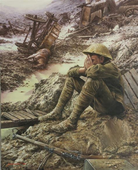 "After the Battle" Oil painting by artist Evgueni PONOMAREV was born on August 16, 1976 in ...