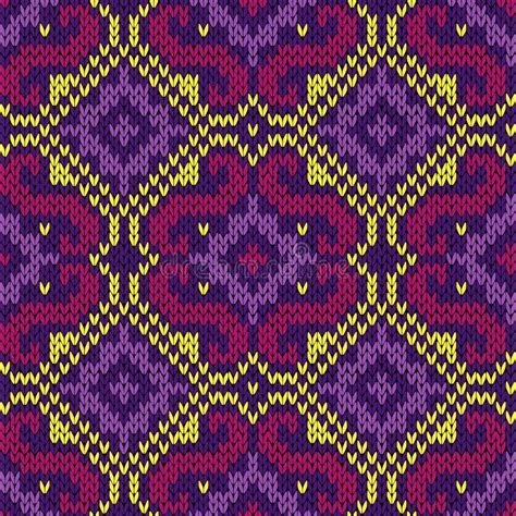 Knitted Ornate Orient Seamless Pattern Stock Vector - Illustration of cloth, artwork: 105904991