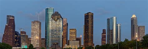 Houston Skyline Panorama Photograph by Jonathan Davison