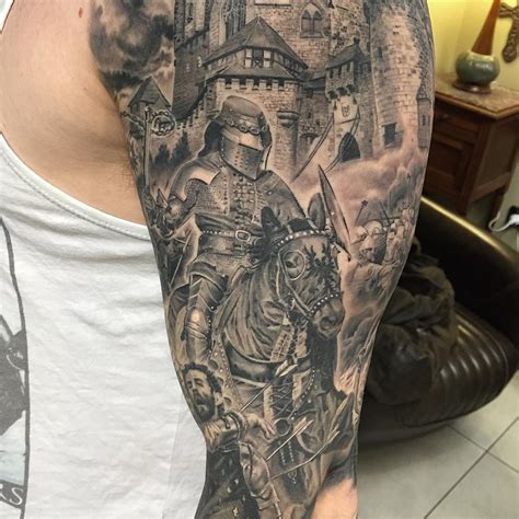 Medieval Sleeve Tattoo | Best Tattoo Ideas Gallery