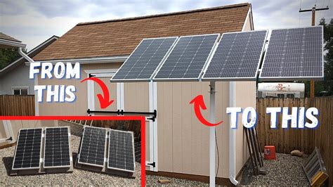 DIY Adjustable 400w Solar Array Pole Mount for the DIY Off Grid ...