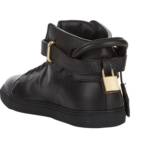 Buscemi 100mm Leather Sneakers in Black for Men - Lyst