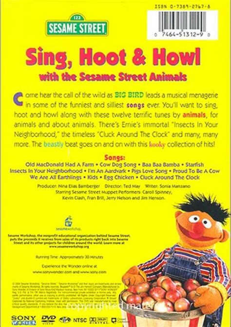 Sesame Street: Sing, Hoot & Howl (DVD 2004) | DVD Empire