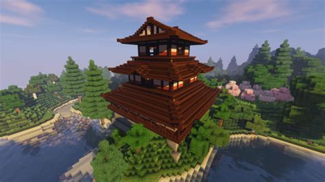 Japanese Dojo-Temple Minecraft Map