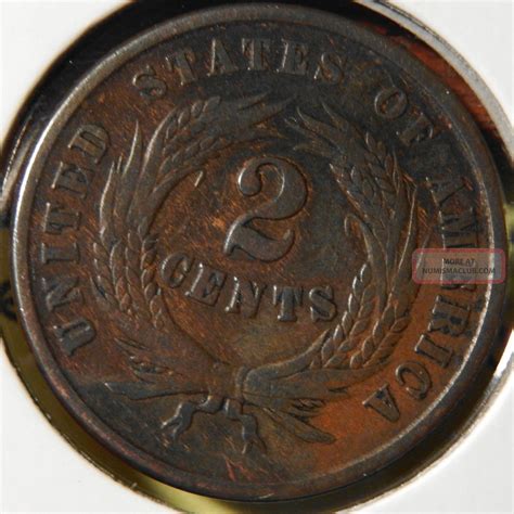 1864 2 Cent Piece - - Good