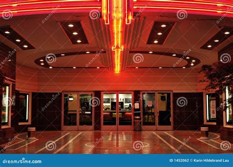 Vintage Movie Theater Lobby Stock Photography - Image: 1452062