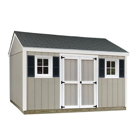 Sheds USA 10 ft. x 12 ft. Installed Smart Siding Classic-T1012C - The Home Depot