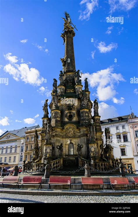 The Holy Trinity Column in Olomouc, monument erected for the glory of ...