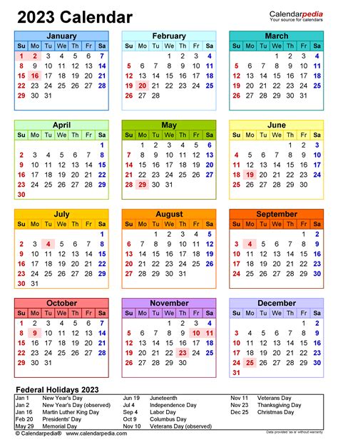 2023 Calendar Free Printable PDF Templates Calendarpedia - 2023Calendar.net