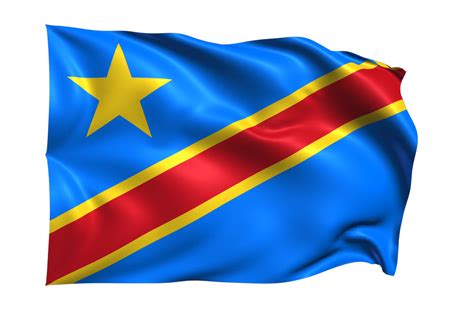 kongo wehende flagge realistischer transparenter hintergrund 15309646 PNG