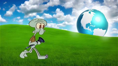 Squidward in Frutiger Aero - YouTube