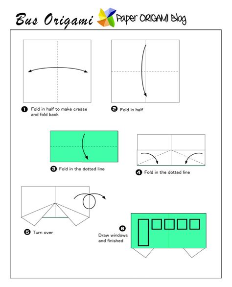 Bus Origami | Paper Origami Guide