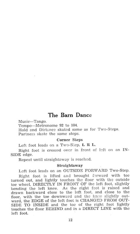 Barn Dance - SKATE DANCE DIAGRAMS AND TOOLS