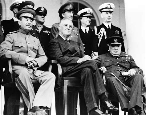 The Big Three at the Tehran Conference, 1943 - Rare Historical Photos