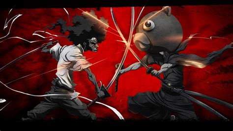 Afro Samurai vs Kuma 1920 x 1080 HDTV 1080p Wallpaper