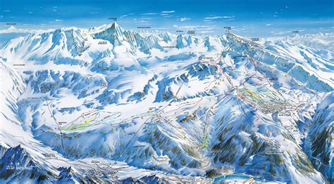 Alpe d'Huez - Grand Domaine ski map | Domaine, Skiing, Grands