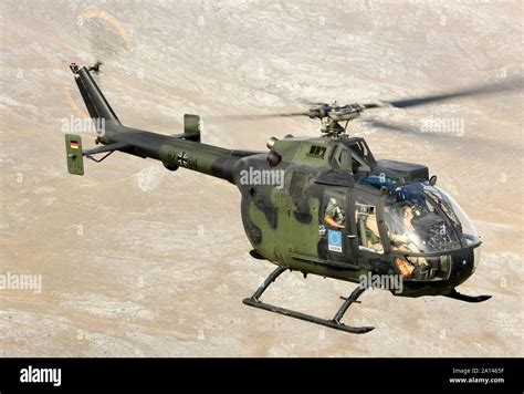 A German Army Bo-105P helicopter near Mount Igman in Bosnia-Herzegovina Stock Photo - Alamy