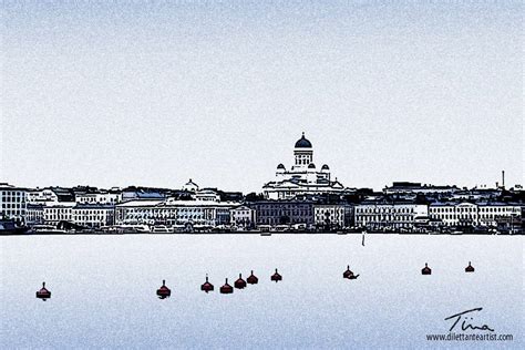 Helsinki Skyline - Dilettante Artist