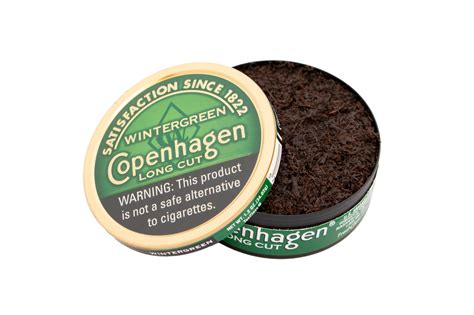 Copenhagen Long Cut Wintergreen Chewing Tobacco - Cigar Chief