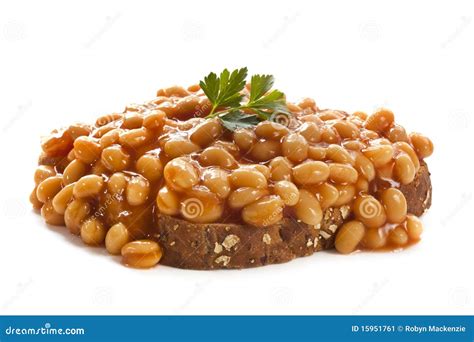 Baked Beans On Toast Stock Image - Image: 15951761