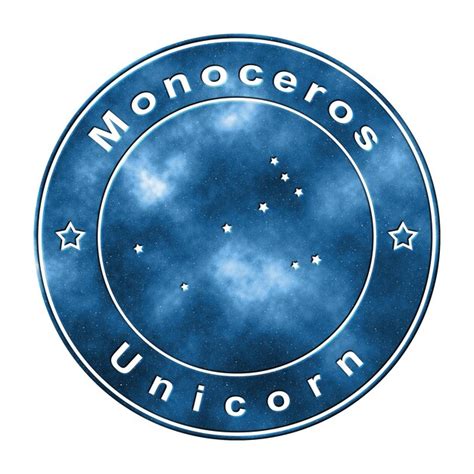 Premium Photo | Monoceros star constellation cluster of stars unicorn constellation