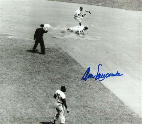 AUTOGRAPHED DON NEWCOMBE Brooklyn Dodgers photo - Main Line Autographs