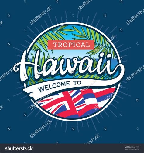 Hawaii Creative Tourism Logo: เวกเตอร์สต็อก (ปลอดค่าลิขสิทธิ์) 621341999