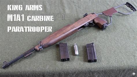 WWII Airsoft: Company HQ M1A1 Carbine Paratrooper video review - YouTube