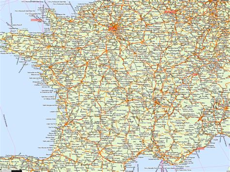 France Map - ToursMaps.com