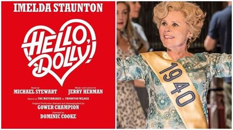 Imelda Staunton confirms 2024 West End Run in Hello, Dolly! | MarkMeets | Entertainment, Music ...