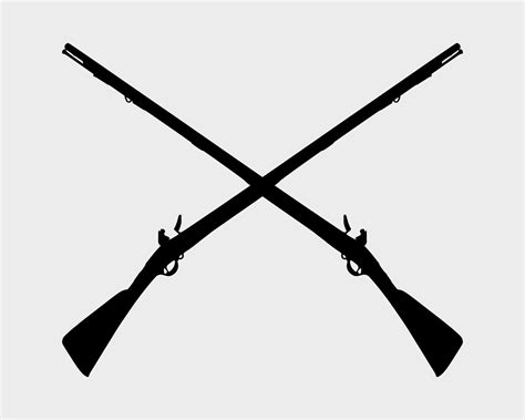 Infantry Crossed Rifles Svg Files for Cricut 1776 Weapons - Etsy