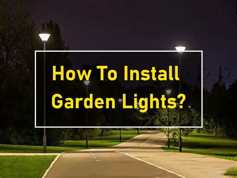 How To Install Garden Lights | Garden Lighting Installation