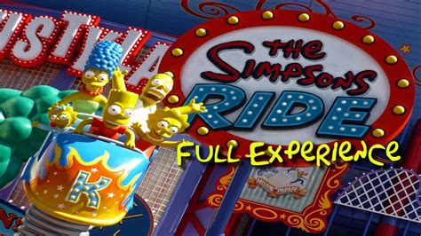 The Simpsons Ride Full Experience at Universal Studios Orlando - YouTube