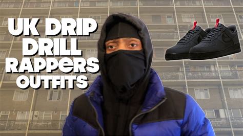 UK DRIP: DRILL RAPPERS OUTFITS - YouTube
