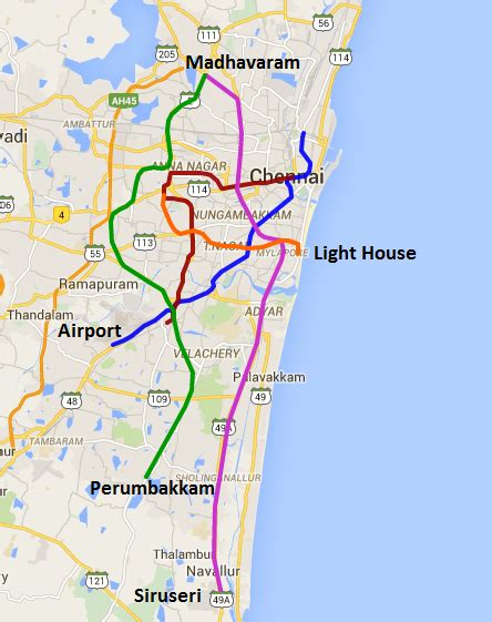 Chennai Metro’s Phase 2 to Connect Siruseri - The Metro Rail Guy